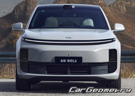 Li Xiang L6 2024-2028 Body dimensions