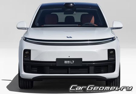 Li Xiang L7 (X01) 2023-2030 Body dimensions