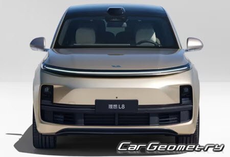 Li Xiang L8 (X03) 2022-2030 Body dimensions
