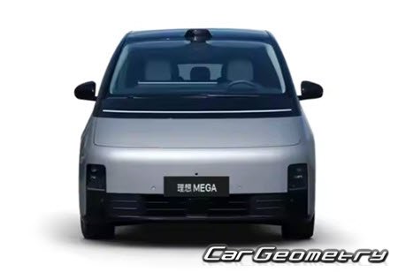 Li Xiang Mega 2023-2029 Body dimensions