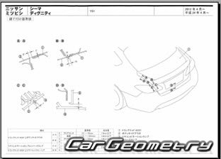 Nissan Cima (Y51) 2012–2022 (RH Japanese market) Body dimensions