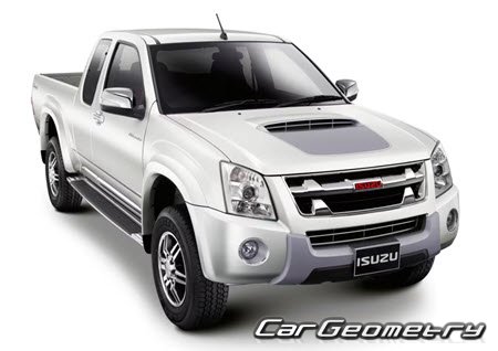 Isuzu D-Max 2007-2012 Body dimensions