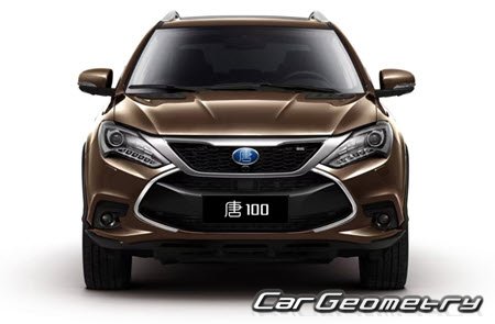 BYD Tang 2014–2018 Body dimensions