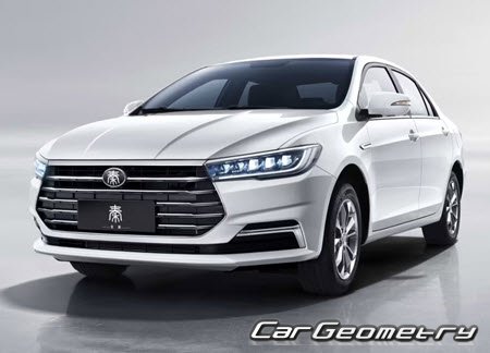 BYD Qin Pro 2019–2024 Body dimensions