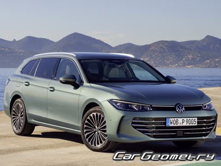 Volkswagen Passat (B9) Wagon 2023-2032 Body Repair Manual
