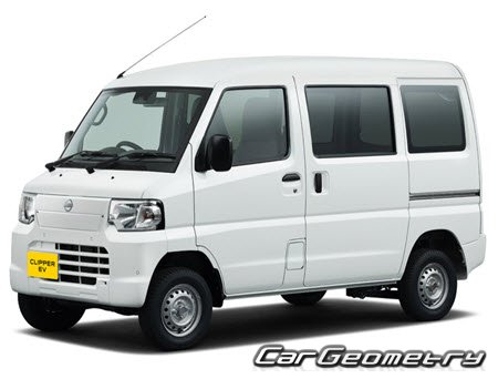 Nissan Clipper EV (U79V) 2024-2030 Body dimensions