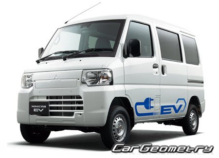 Mitsubishi Minicab EV (U69V) 2024-2030 Body dimensions