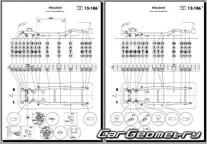 Mitsubishi Triton (LC2T) 2024-2030 (RH Japanese market) Body dimensions