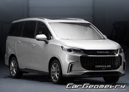 Maxus MIFA 9 2022-2027 Body dimensions