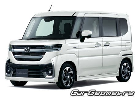 Mazda Flair Wagon (MM54S MM94S) 2023-2028 Body dimensions