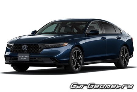 Honda Accord e:HEV (CY2) 2024-2029 Body dimensions