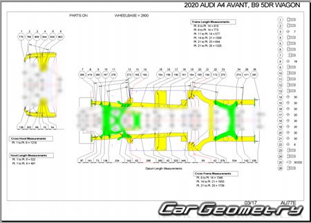 Audi A4 Avant (B9,8W) 2016–2022 Body Repair Manual