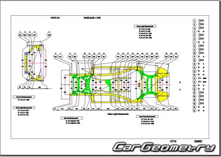 BMW X4 (F26) 2014–2018 Body dimensions
