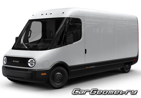 Rivian EDV 700 2023-2029 Body dimensions