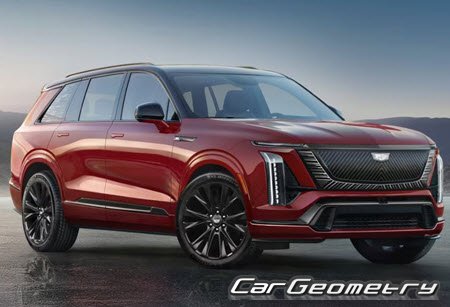 Cadillac Vistiq from 2025 Body dimensions