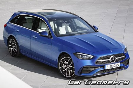 Mercedes C-Class Estate (S206) from 2022 Body dimensions