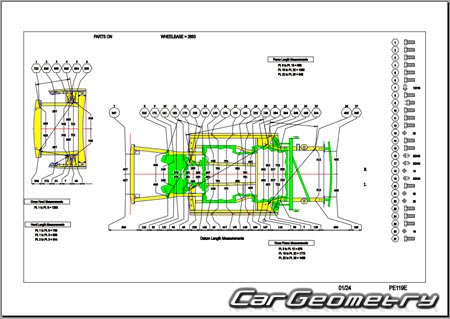 Peugeot e-308 (EP51) 2022-2025 Body dimensions