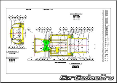 Peugeot 3008 MHEV (P64) from 2024 Body dimensions