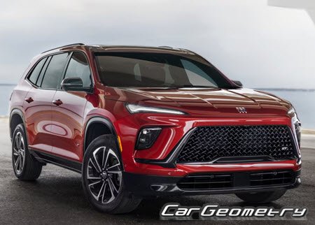 Buick Enclave 2024-2030 Body dimensions