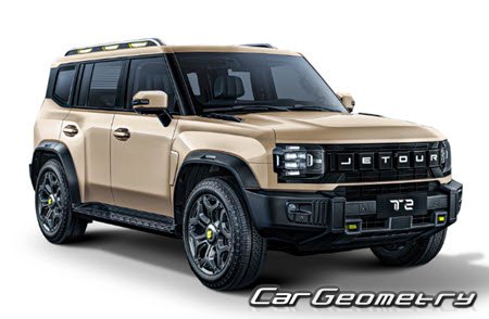 Jetour T2 from 2024 Body Repair Manual