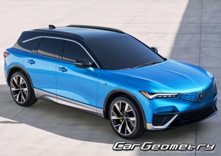 Acura ZDX 2024-2030 Body dimensions