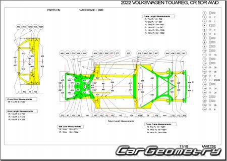 Volkswagen Touareg (CR7) 2018-2025 Body Repair Manual