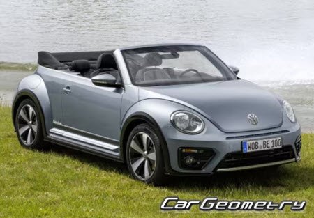 Volkswagen Beetle Cabriolet 2012-2019 Body Repair Manual