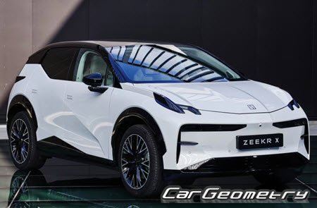 Zeekr X 2023-2028 Body dimensions