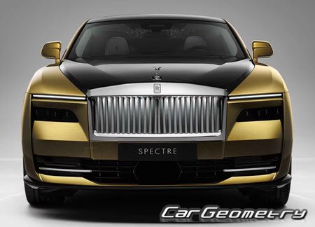 Rolls Royce Spectre (RR25) 2023-2028 Body dimensions