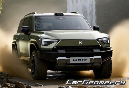 Dongfeng MHERO 2 (M-Hero M817) from 2025 Body Repair Manual