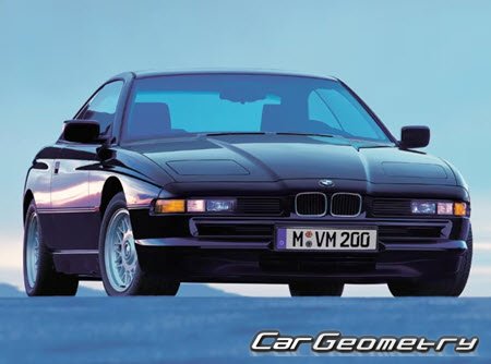 BMW 8 Series (E31) 1990-1999 Body dimensions