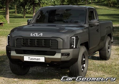Kia Tasman SingleCab (TK1) from 2025 Body Repair Manual