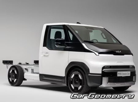 KIA PV5 Chassis Cab (SW1K) from 2026 Body Repair Manual