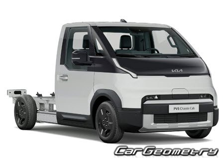 KIA PV5 Chassis Cab (SW1K) from 2026 Body Repair Manual