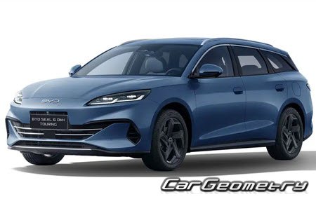 BYD Seal 6 Touring DM-i 2025-2030 Body dimensions