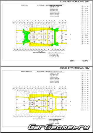 Chery Omoda C5 (T19C) from 2024 Body Repair Manual