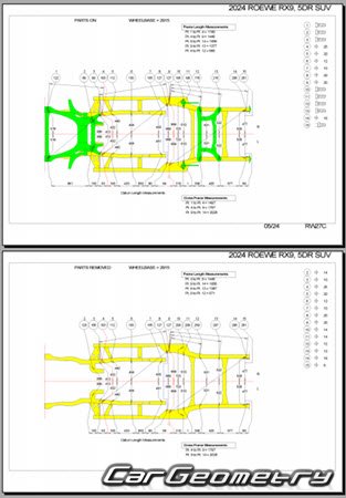 MG S9 (Roewe RX9) 2023-2028 Body dimensions