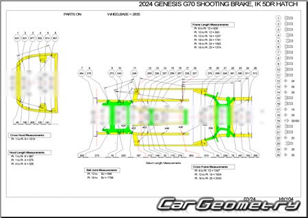 Genesis G70 Shooting Brake (IK) 2021-2026 Body Repair Manual