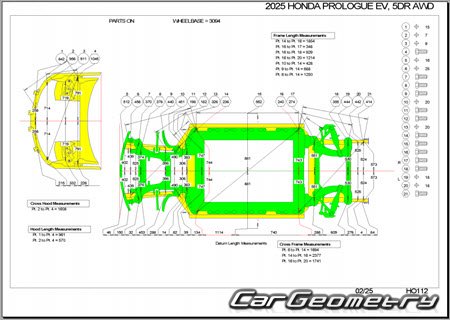 Honda Prologue 2024-2030 Body Repair Manual
