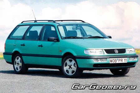 Volkswagen Passat (B4) (Typ 3A) 1994–1997 Body Repair Manual