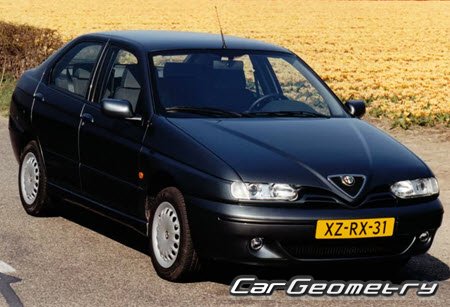 Alfa Romeo 146 1995-2000 Body dimensions